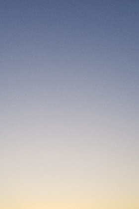 Cloudless sunset in the Boundary Waters Canoe Area
